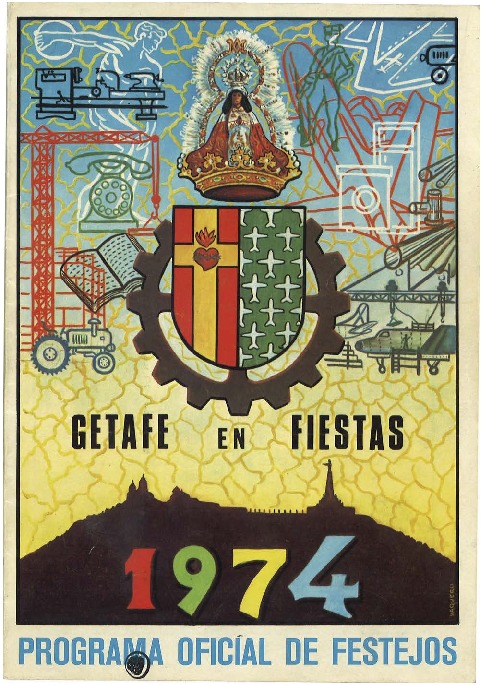 Fiestas patronales en honor a Nuestra Señora de los Ángeles 1974 Getafe